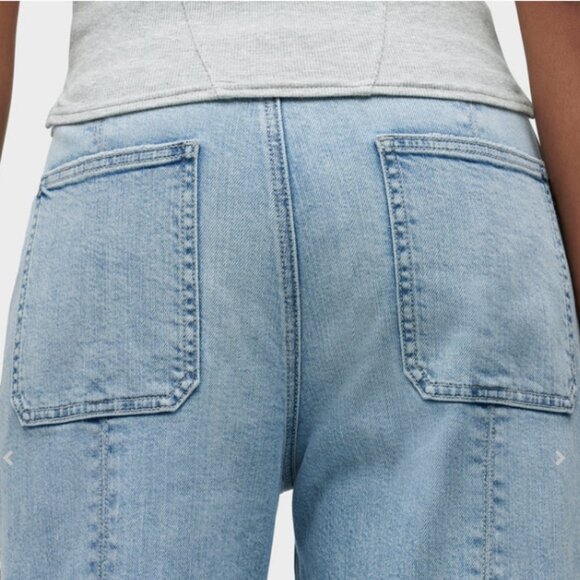 NEW HUDSON Tie Waist Wide Leg  Pintucked Trousers Jeans for women 2511 5T9 - Picture 5 of 5